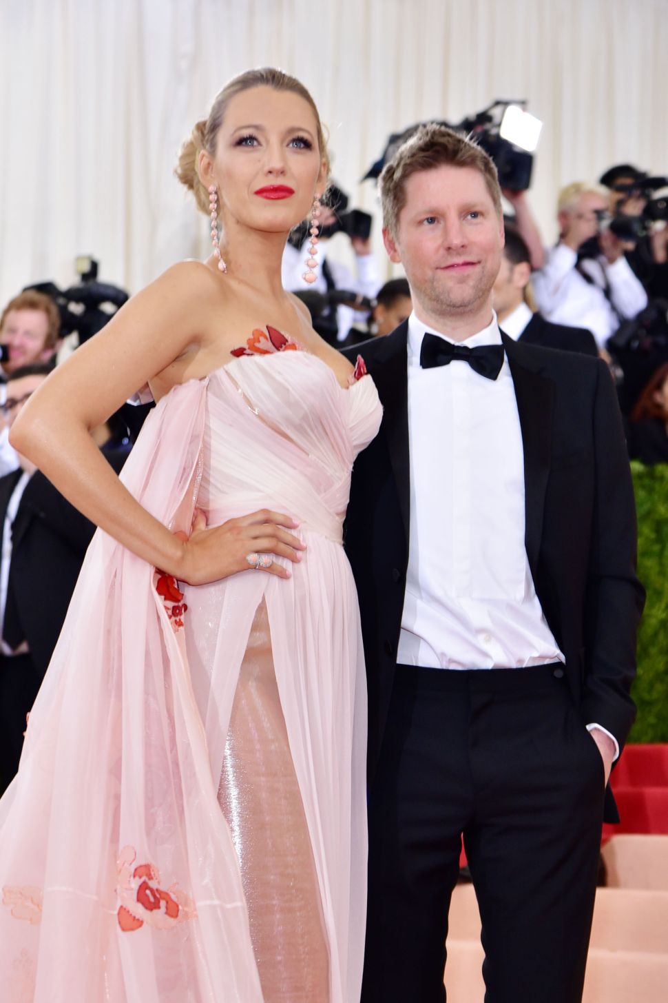Blake Lively, Christopher Bailey== Costume Institute Benefit at The Met Celebrates Opening of "Manus x Machina" Exhibition== The Metropolitan Museum of Art, NYC== May 2, 2016== ©Patrick McMullan== Photo - Sean Zanni/PMC==
