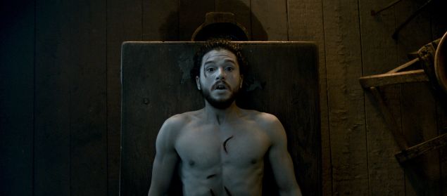 Kit Harington as Jon Snow.