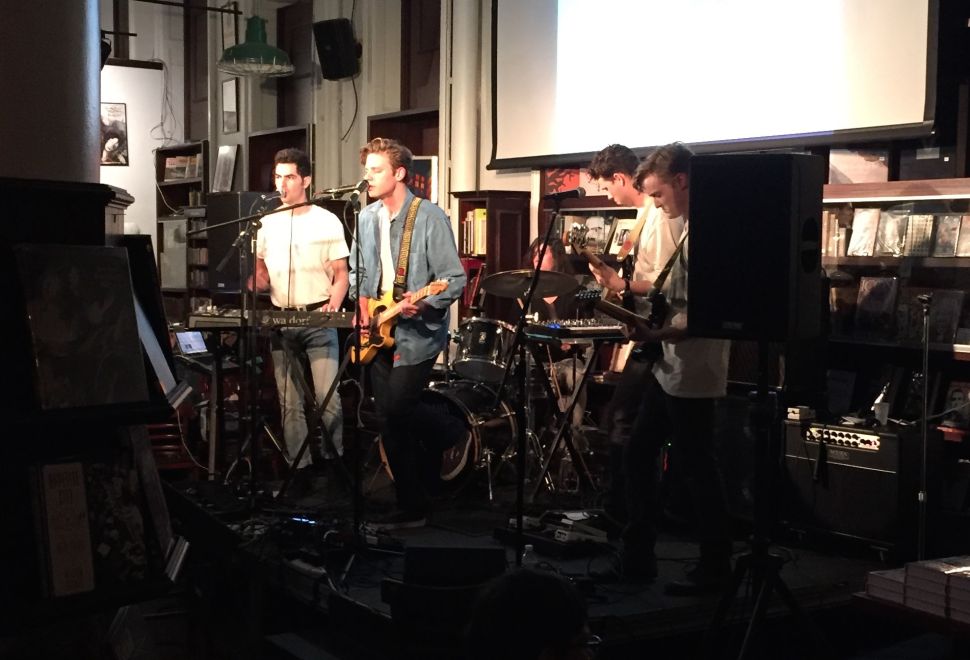The dance band Argonaut & Wasp played a mixture of originals and Stones covers, including 'Miss You." They were adorable.