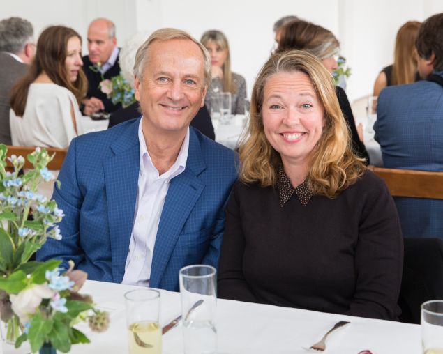Art collector George Economou and artist Jenny Saville at the Dia Art Foundation’s Annual Spring Benefit at Dia:Beacon on May 7, 2016.