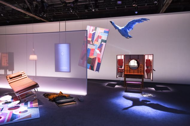 The set up at "Here Elsewhere"