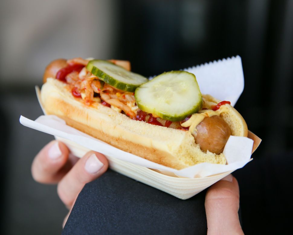 Hotdogs by Chef Jean-Georges Vongerichten at The Mark Hotel