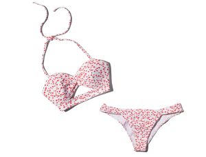 omas Maier Palm Burst Chalk and Fire Swimwear, $620, Tomas Maier, 956 Madison Avenue