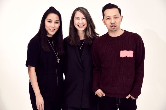 Carol Lim, Ann-Sofie Johansson and Humberto Leon