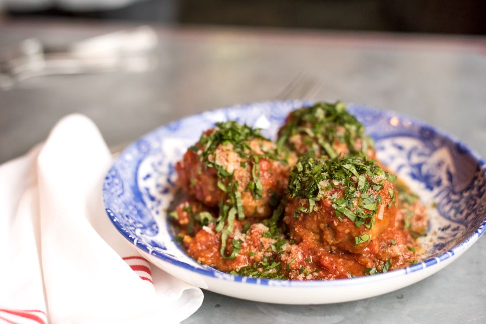 The off-menu meatballs