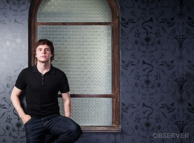 Evan Peters of X-Men and American Horror Story.