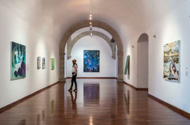 Exhibition view of “PaintersNYC”, Museo de los Pintores Oaxaqueños, Oaxaca, Mexico (March 11- May 19, 2015).