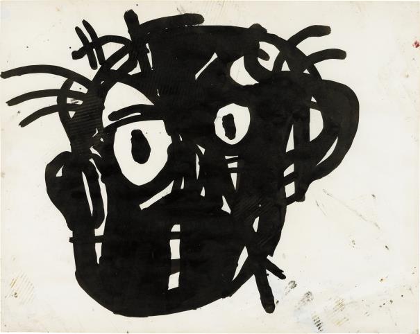 Jean-Michel Basquiat, Untitled Head, 1982.