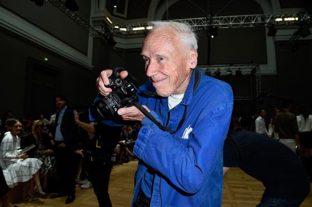 Bill Cunningham on the job