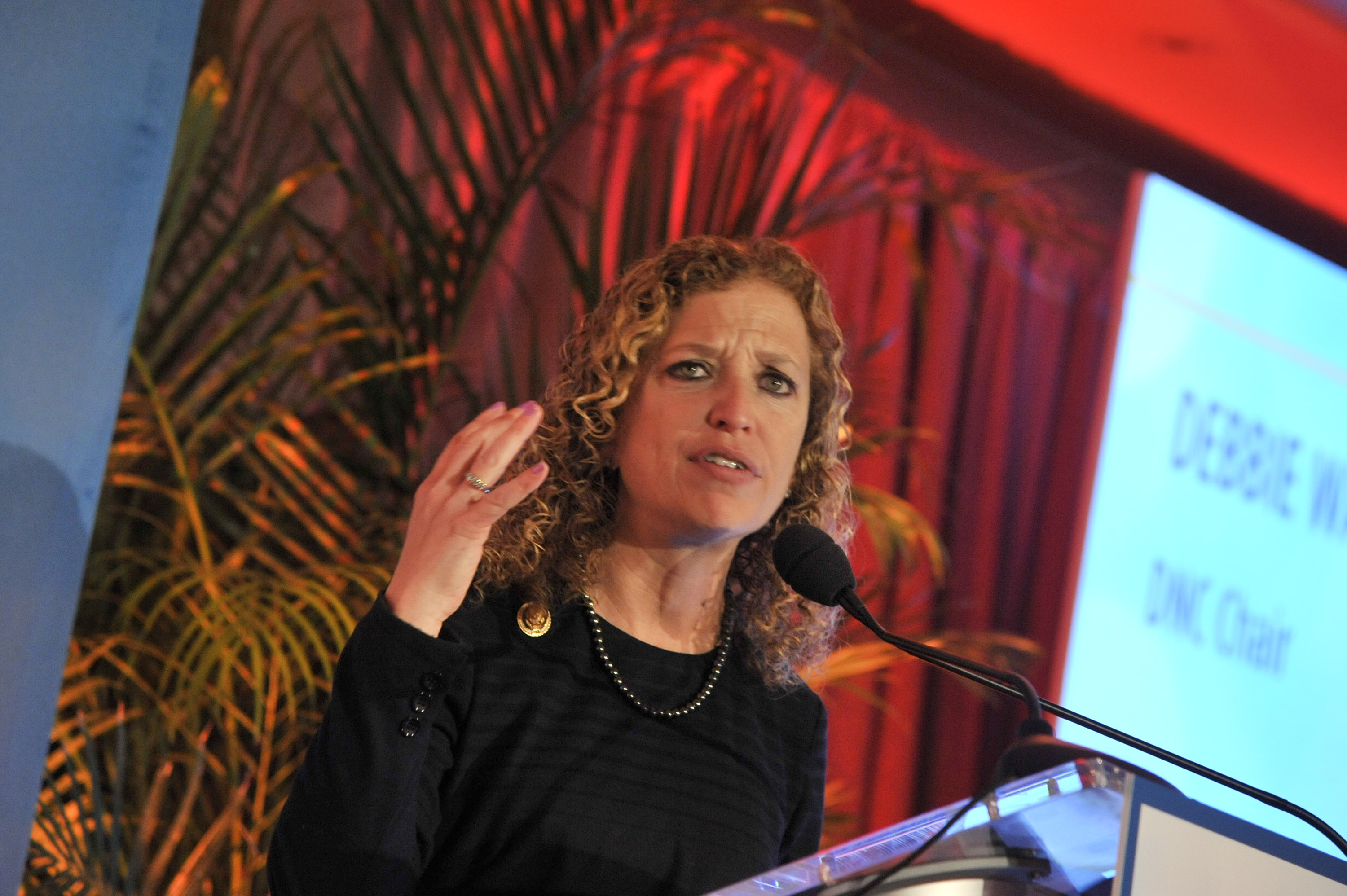 DNC Chair Debbie Wasserman Schultz.