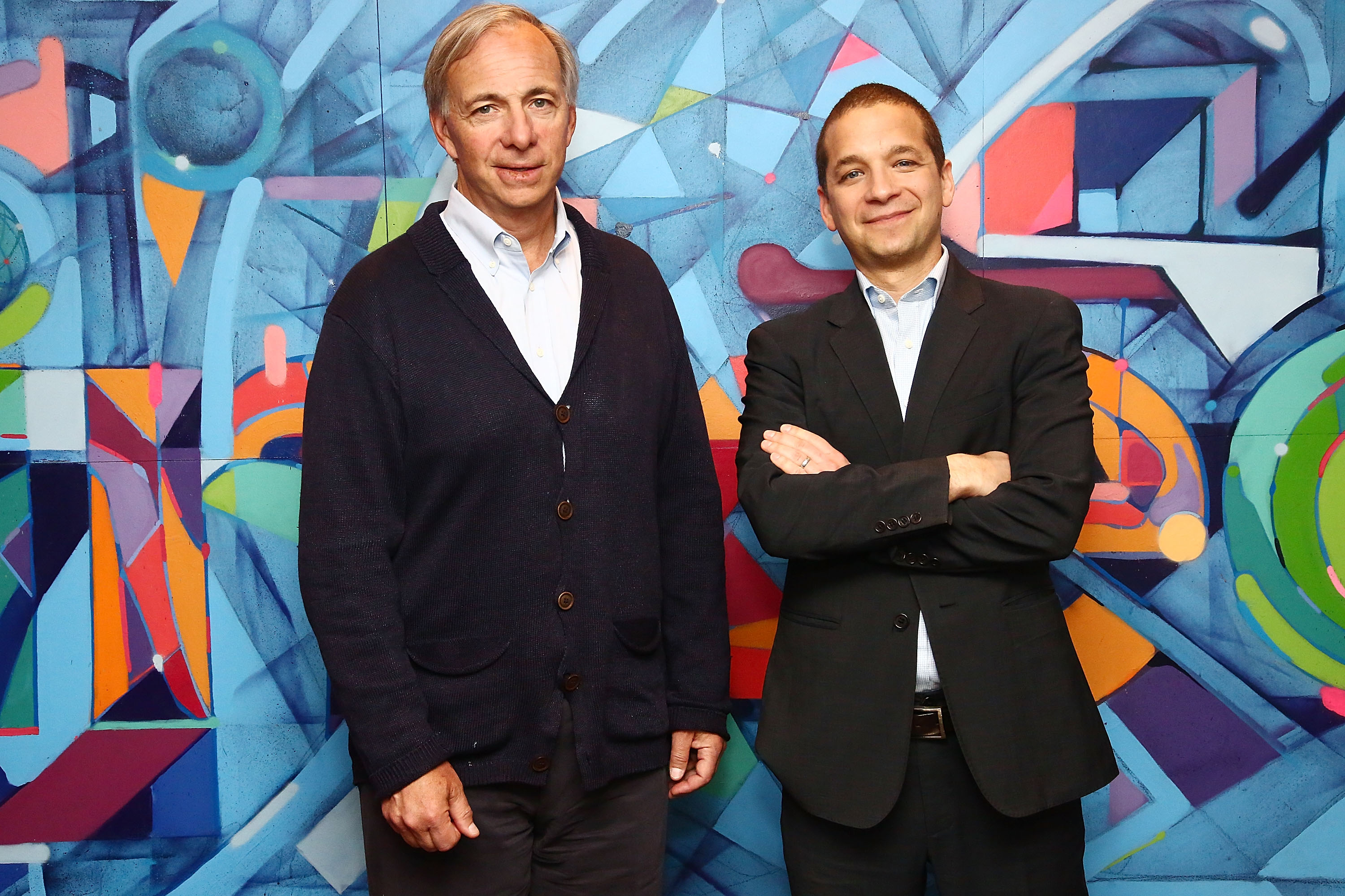 American businessman and founder of the investment firm Bridgewater Associates, Ray Dalio, visits LinkedIn for an interview with Executive Editor at LinkedIn, Daniel Roth at LinkedIn Studios on April 8, 2016 in New York City. 