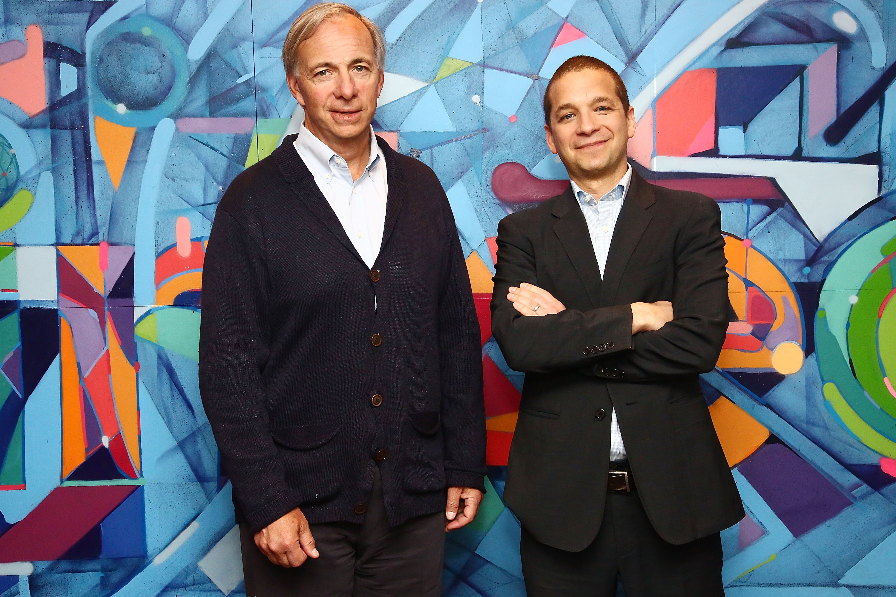 American businessman and founder of the investment firm Bridgewater Associates, Ray Dalio, visits LinkedIn for an interview with Executive Editor at LinkedIn, Daniel Roth at LinkedIn Studios on April 8, 2016 in New York City.