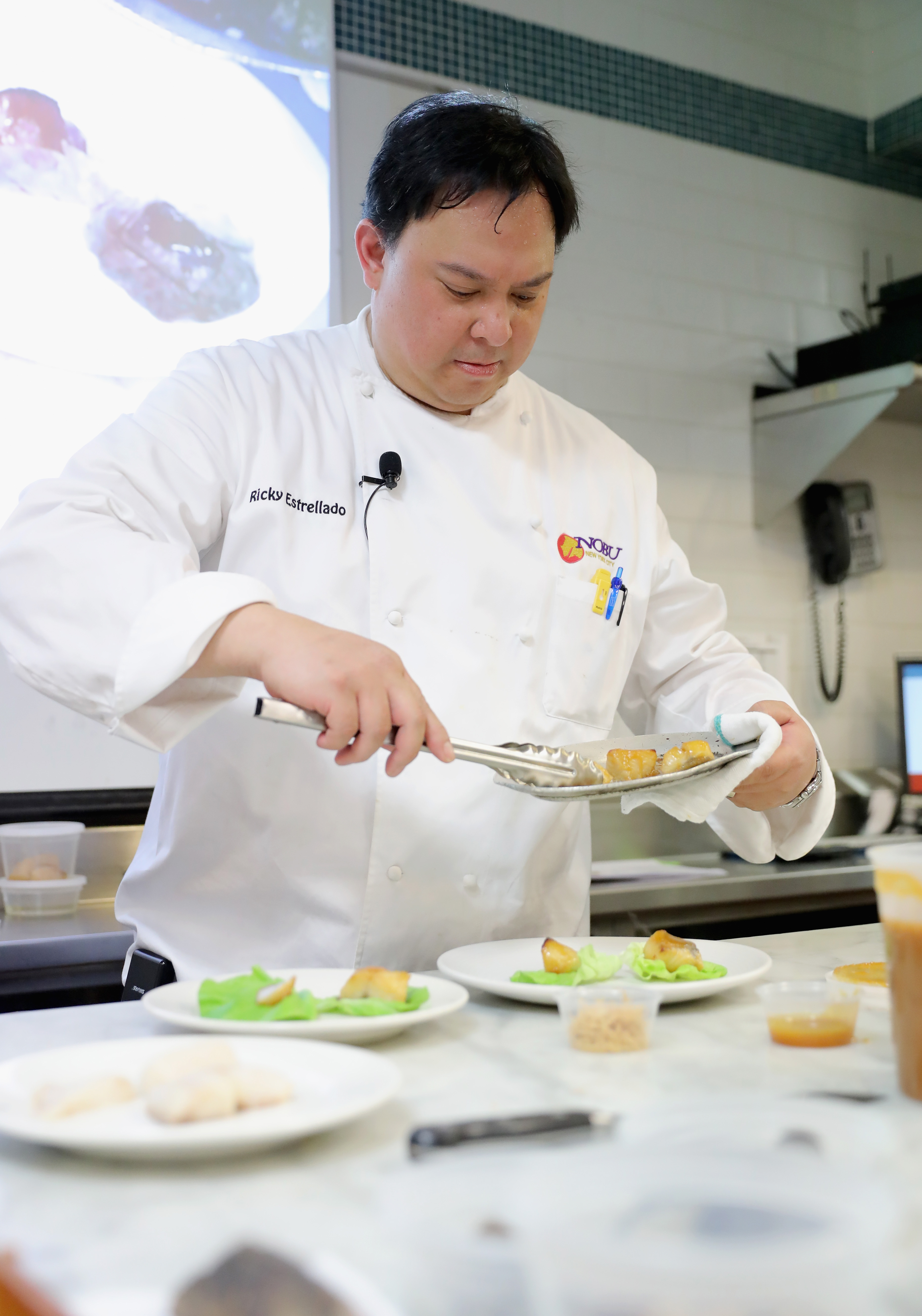 Chef Ricky Estrellado leads the Nobu Classics class at The 8th Annual New York Culinary Experience Presented By New York Magazine And The International Culinary Center