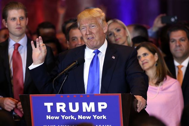 Donald Trump at Trump Tower.