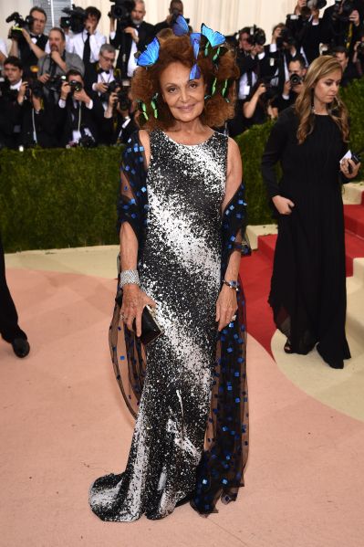 Diane von Furstenberg at the Met Gala