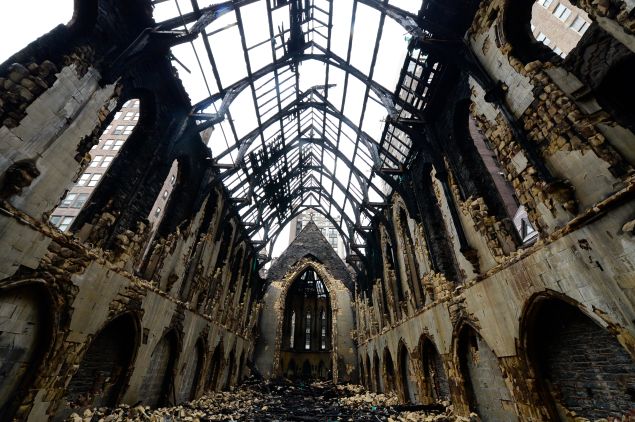 The remains of the St. Sava cathedral