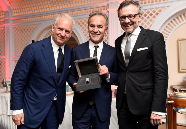 Charles Finch, Nick Broomfield and Laurent Vinay attend as Charles Finch hosts the 8th Annual Filmmakers Dinner with Jaeger-LeCoultre at Hotel du Cap-Eden-Roc.