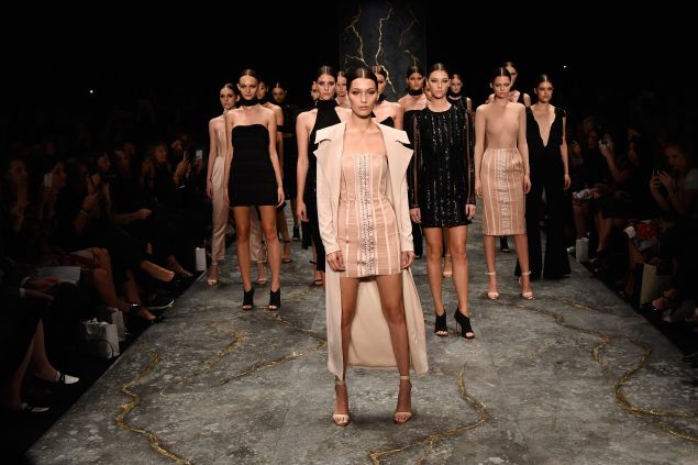 Bella Hadid and some other models