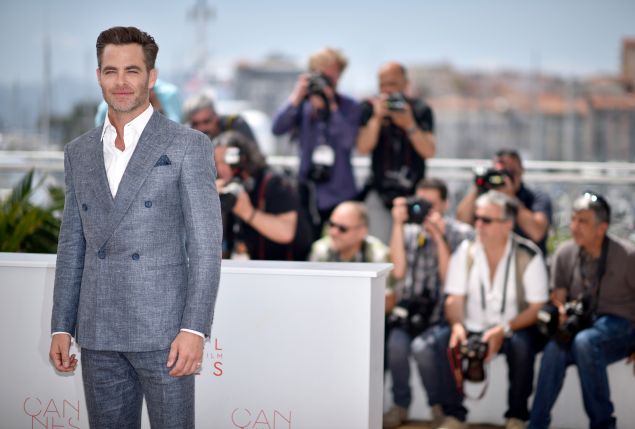 Chris Pine does the tweed