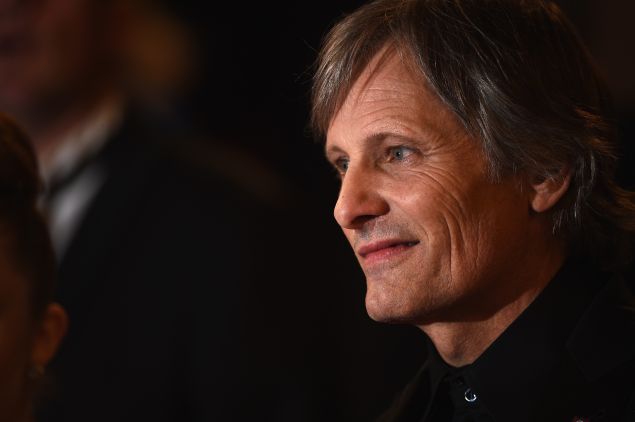 Viggo Mortensen arrives for the screening of Captain Fantastic.