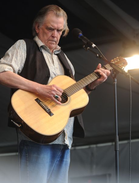 NEW ORLEANS - MAY 03: Singer/Songwriter Guy Clark performs at the 2009 New Orleans Jazz & Heritage Festival at the Fair Grounds Race Course on May 3, 2009 in New Orleans.
