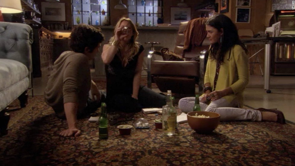 The infamous Gossip Girl threesome, starring teen queen Hilary Duff.