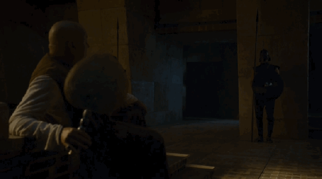 Pictured: Varys, slaying.