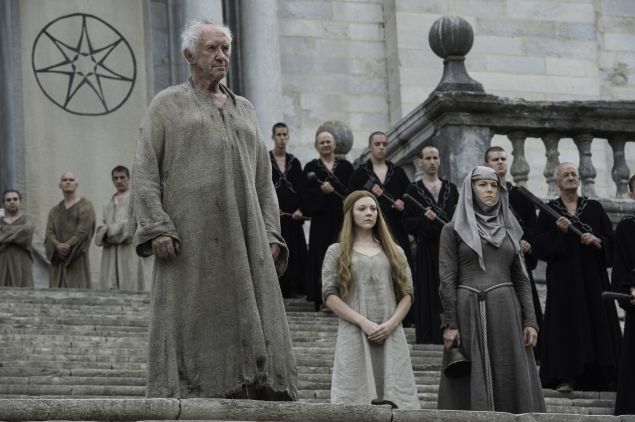 Jonathan Pryce, Natalie Dormer, and Hannah Waddingham.