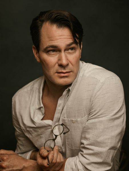 Matt Bogart as James Joyce in the new Off Broadway musical 'Himself and Nora.'