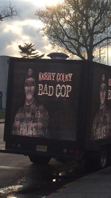 A truck that circled in Orange this weekend.