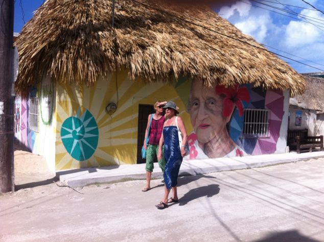 The streets of Isla Holbox.