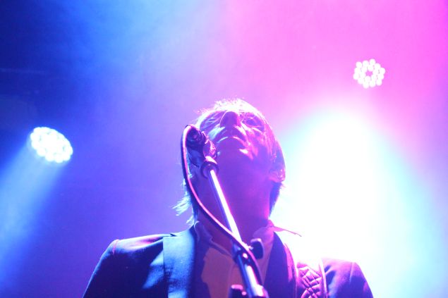 Dan Boeckner of Wolf Parade, shinin' a light @ Bowery Ballroom 05/17/16
