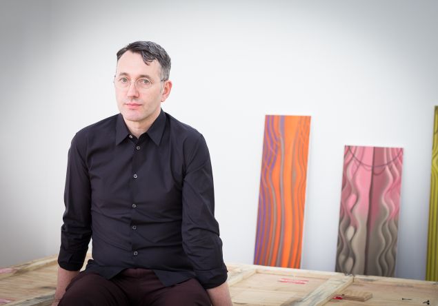 Michael Gillespie at his gallery in Chinatown.