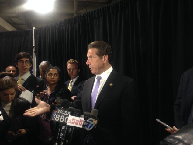 Gov. Andrew Cuomo today.