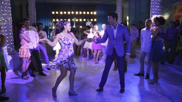 Gina Rodriguez and Justin Baldoni.