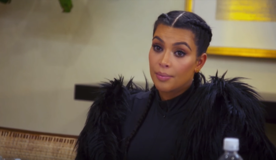 Kim Kardashian, wearing roughly 1300 dead rare birds.