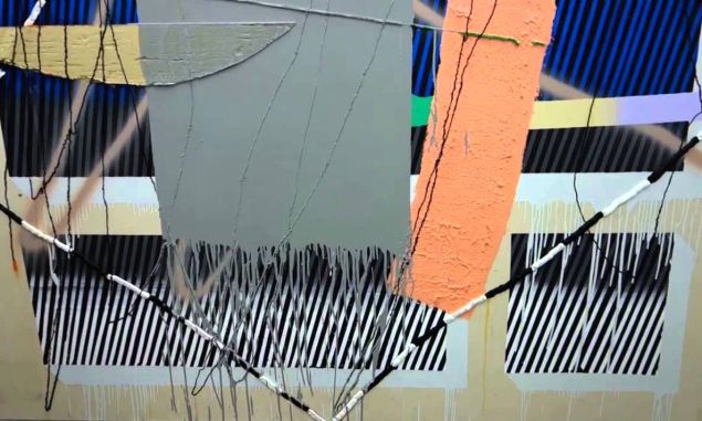 A detail of a Trudy Benson painting.