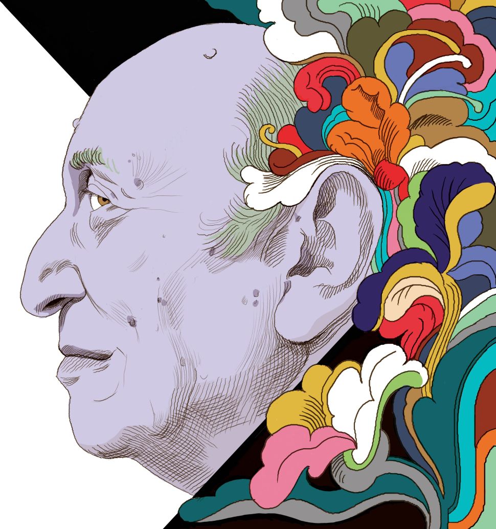 Milton Glaser, 86, is responsible for the I love NY logo.