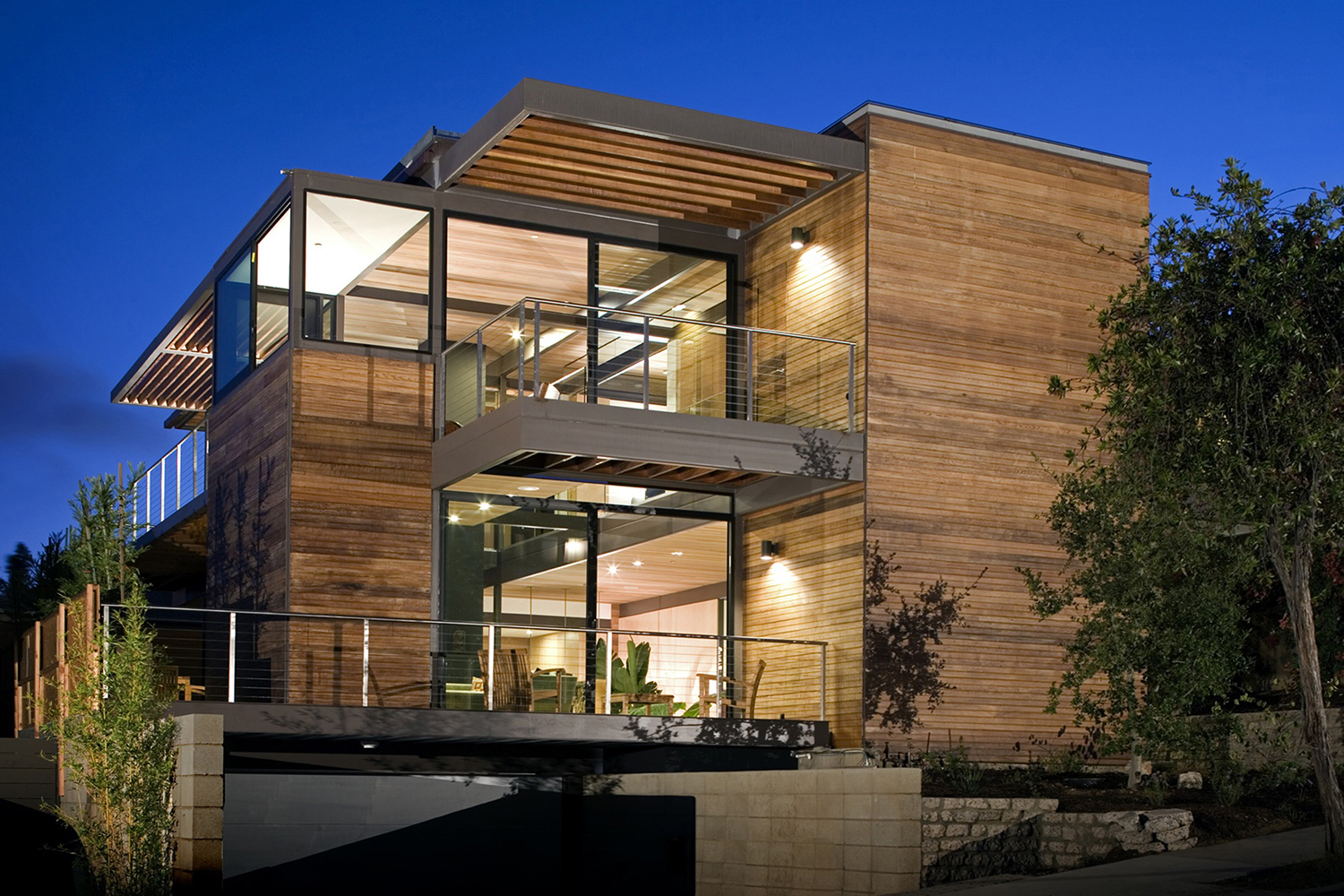A LivingHomes prefab, sustainable mansion.