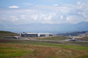 BLUFF DALE, UT - MAY 7: The NSA's new spy data collection center is seen just south of Salt Lake City May 7, 2015 in Bluffdale, Utah. Reportedly, the center is the largest of its kind with massive computer power for processing data. A New York Court of appeals ruled that the NSA's bulk collection of phone data is illegal.