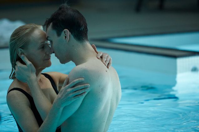 Rosemary Dunsmore and Ari Millen in Orphan Black.