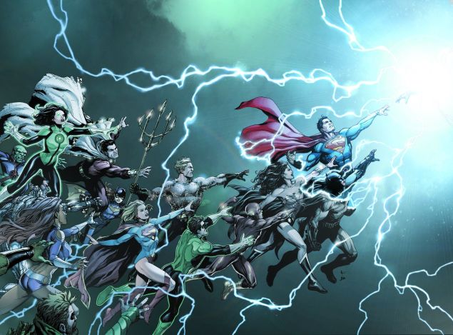 Cover of DC Universe: Rebirth #1. 