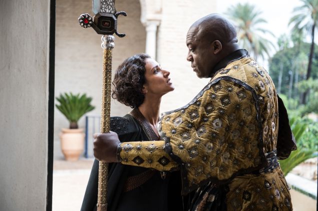 Indira Varma and Deobia Opaeri.