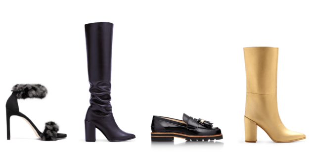 A selection of Stuart Weitzman shoes available at the brand's upcoming trunk shows