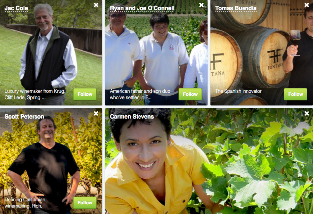 A few of the winemakers.