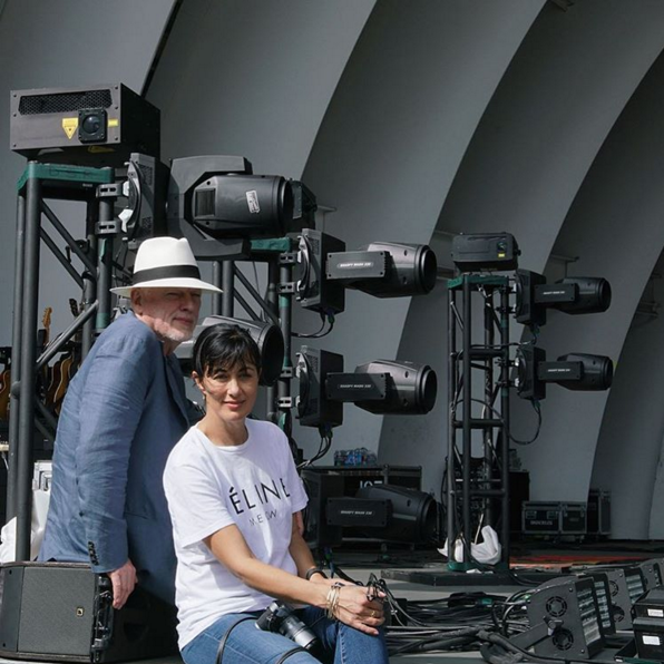 David Gilmour and Polly Samson.