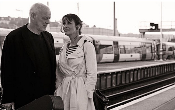 David Gilmour and Polly Samson.