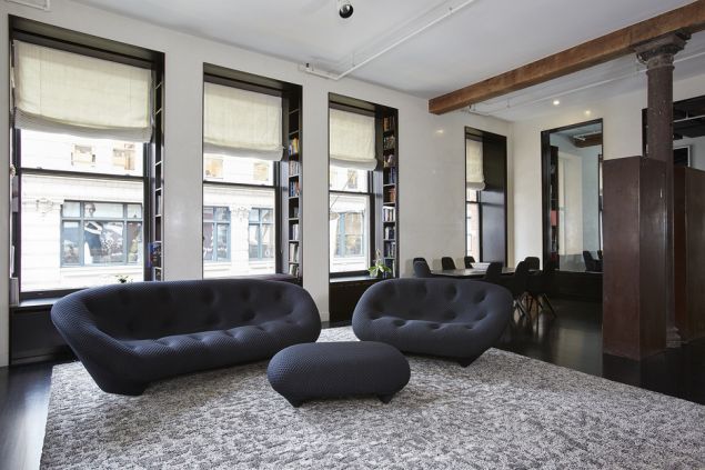 Nick Denton's sort of sterile Soho loft, now renting for $15K a month.