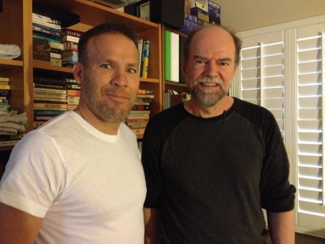 (From left) Steve "Mugger" Corbin and Joe Carducci.