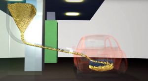 A conceptual illustration of how string cells could be added from a filling station using Zeppelin's pneumatic conveyance expertise.